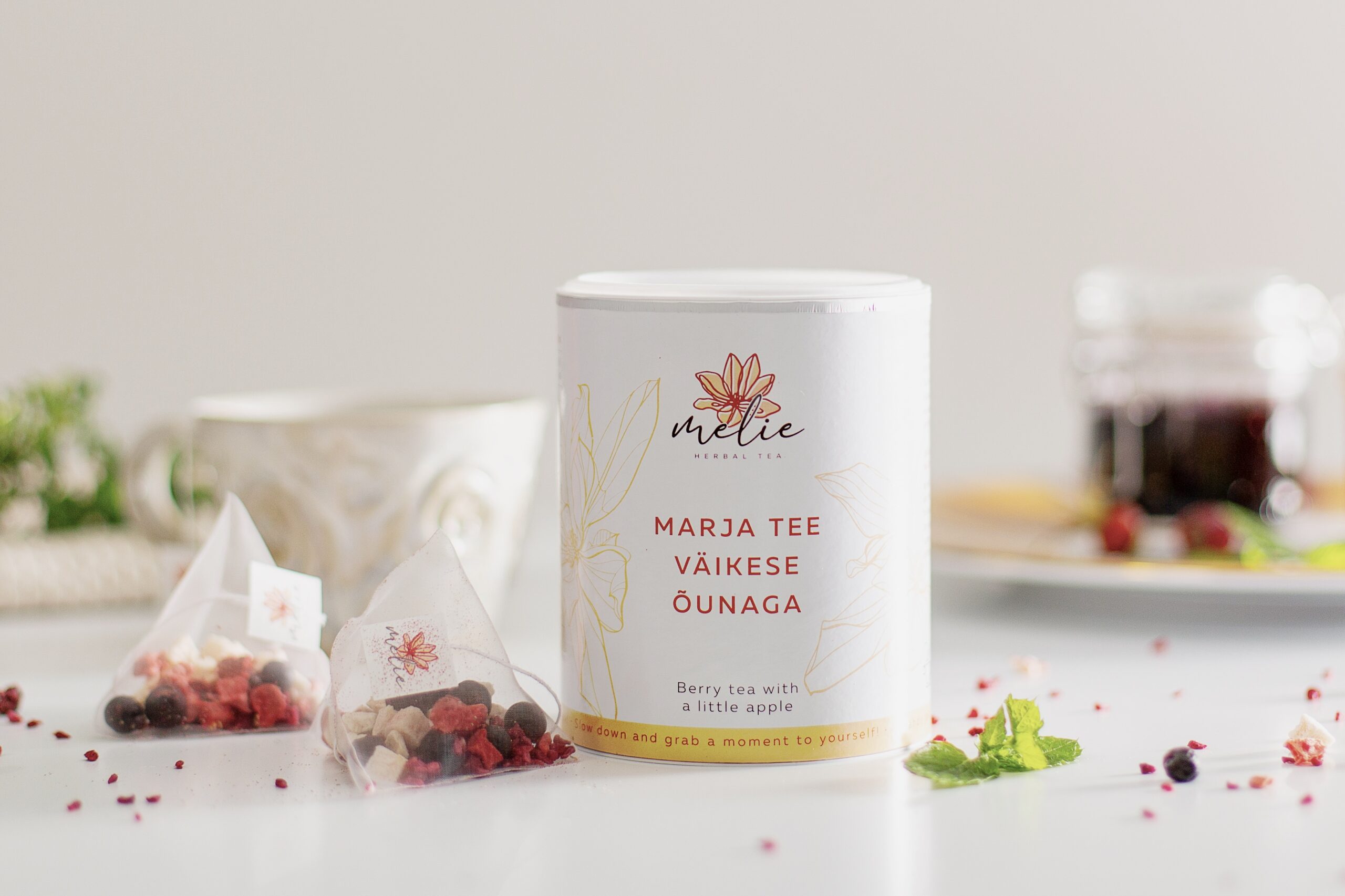 Berry tea with a little apple